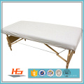 Bon marché 100% Polyester Blanc Couleur Table de massage